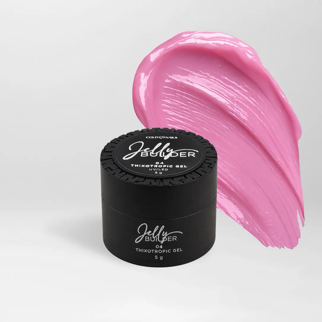 Jelly Builder gel modellato in struttura su unghia con dual form
