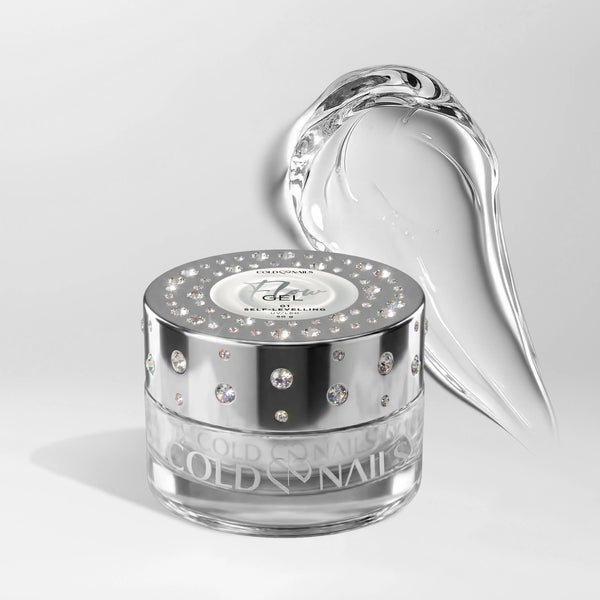 Flow Gel 01 Crystal Clear 50g Cold Nails barattolo trasparente