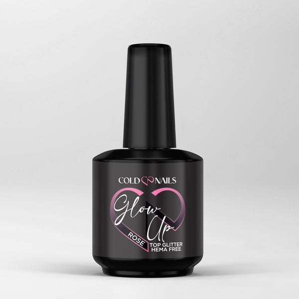 Glow Up - Top Glitter Rose