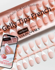 Gelly Tips French - Salon Almond