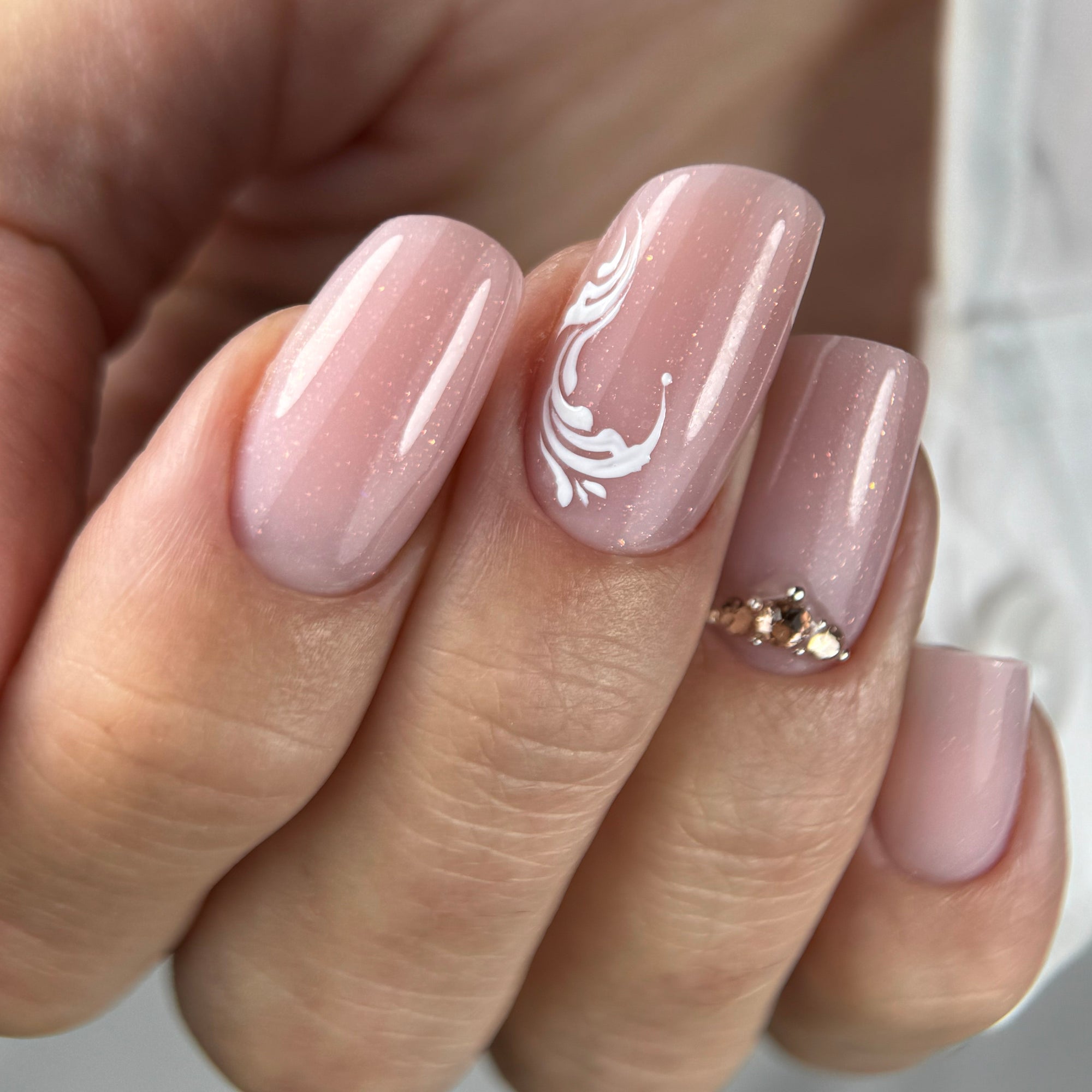 Glow Up - Top Glitter Rose