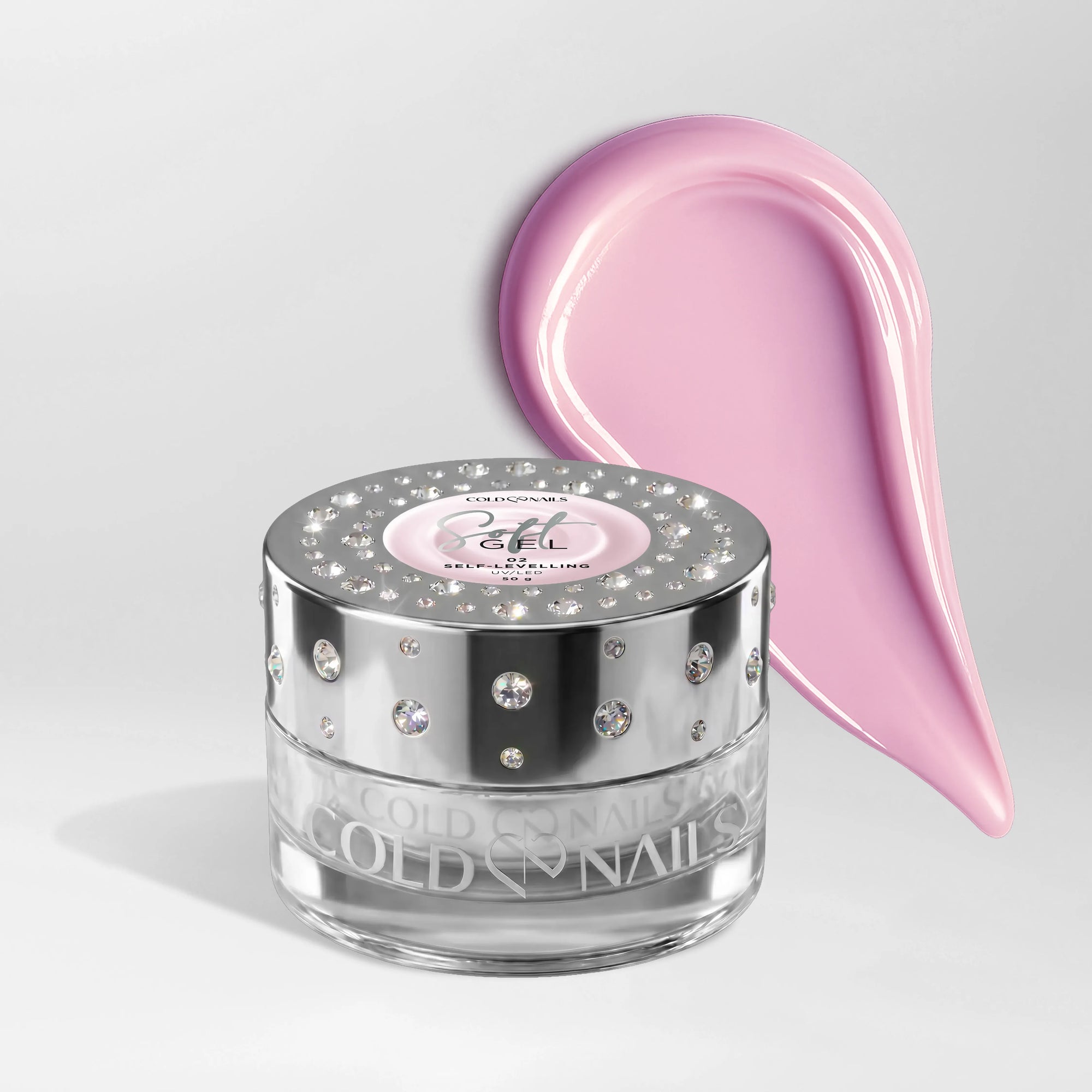 Soft Gel 02 Orchid Nude 50g Cold Nails barattolo nude rosato