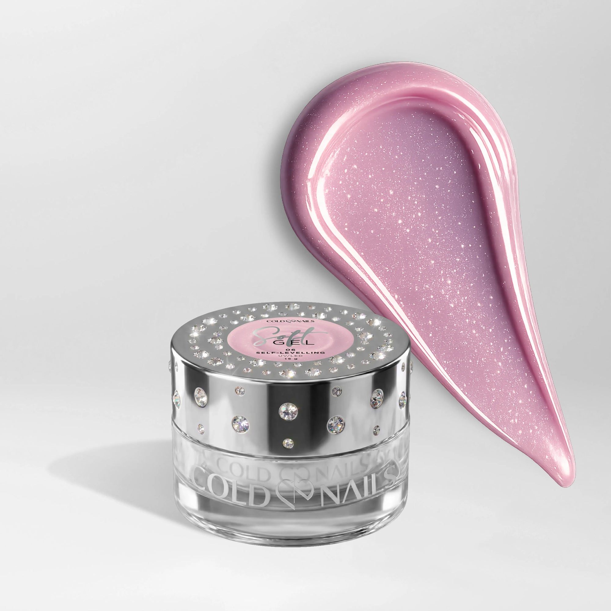 Soft Gel 06 Sugar Sparkle formato 15g Cold Nails