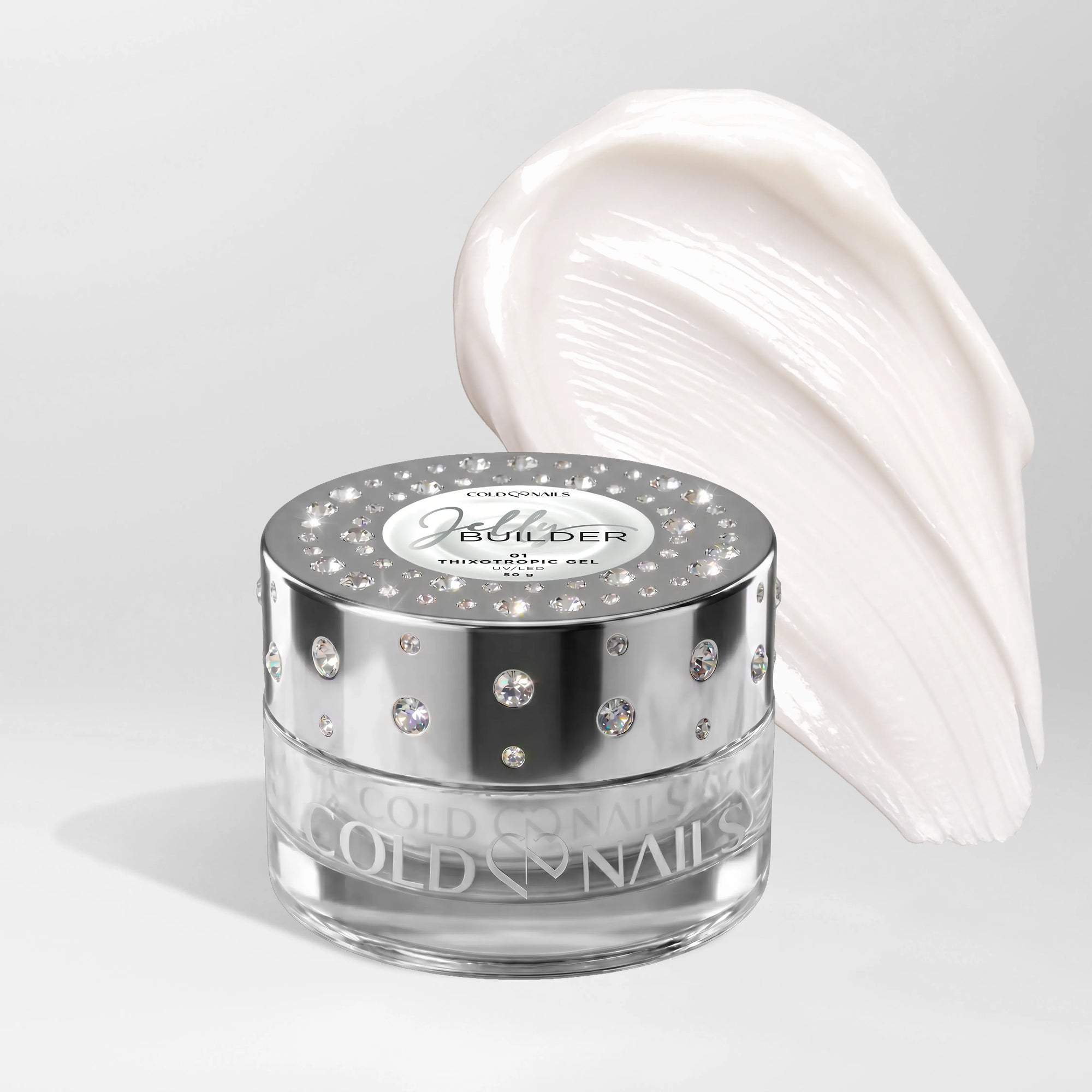 Jelly 01 Milk White 50g Cold Nails barattolo builder gel
