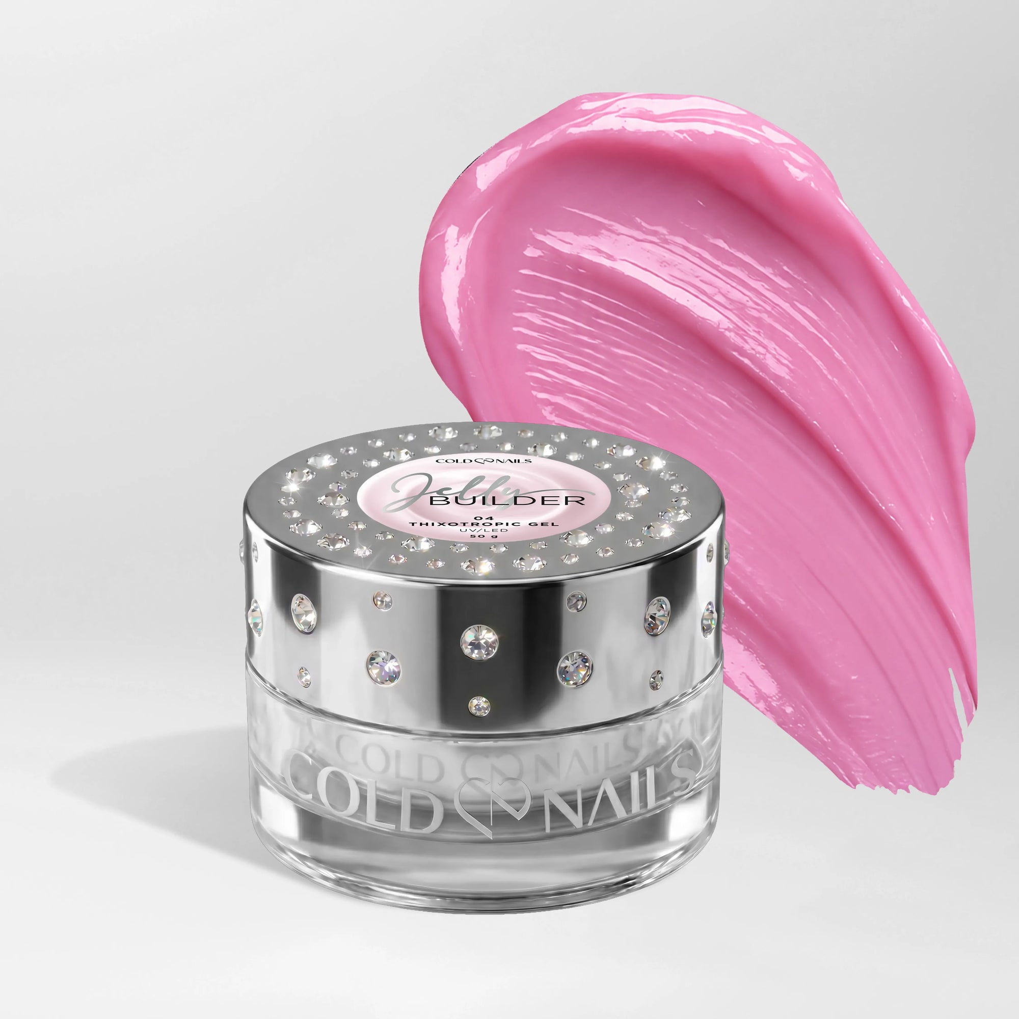 Jelly 04 Soft Pink 50g Cold Nails barattolo builder gel