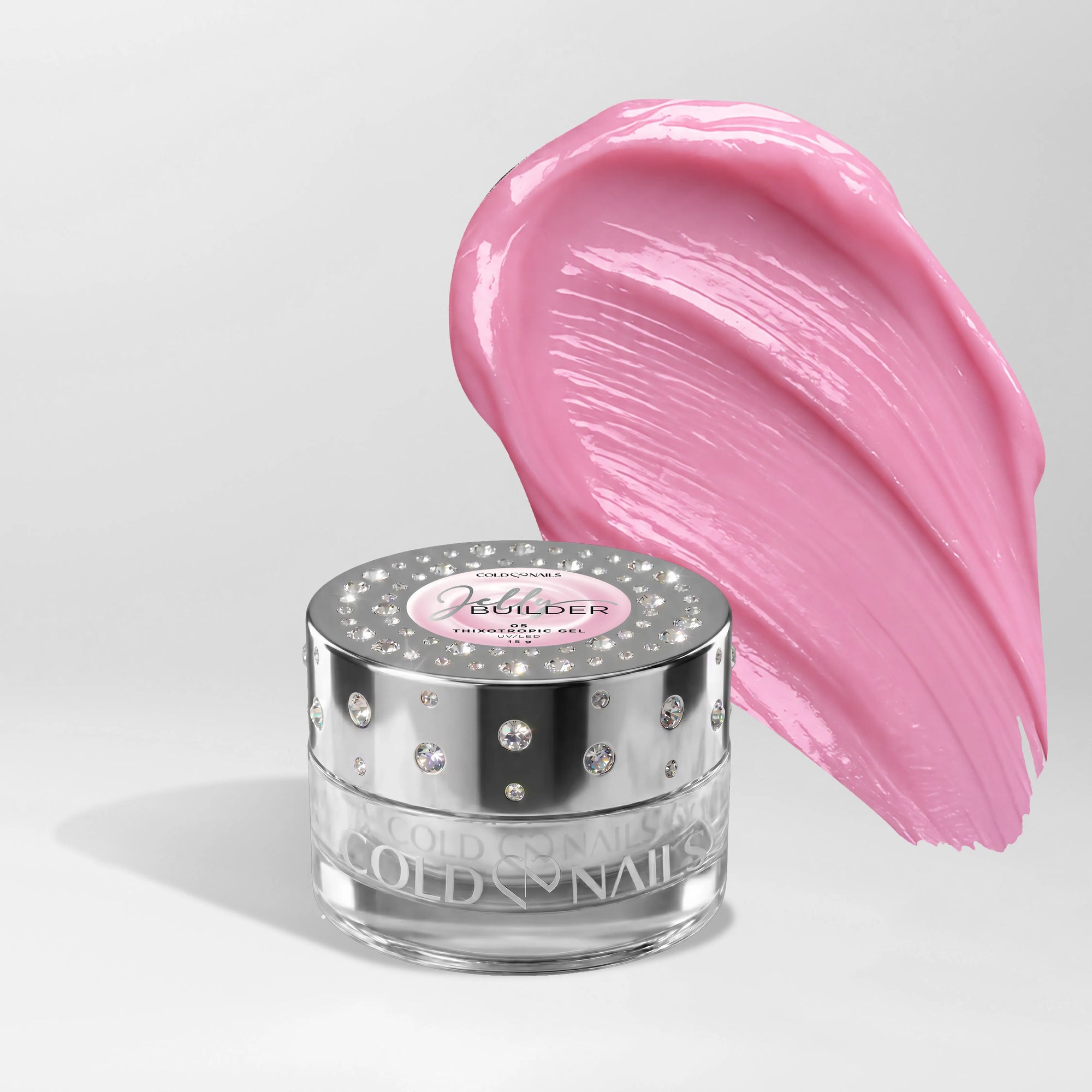 Jelly Builder Blossom Pink texture tixotropica nel barattolo