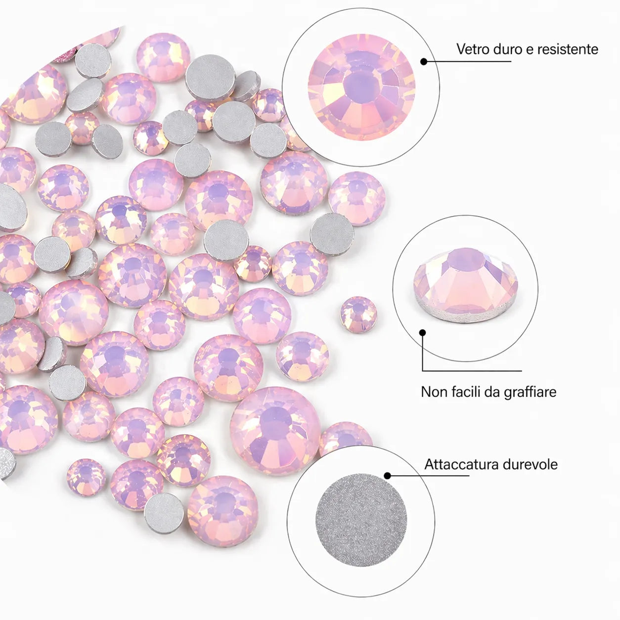 Cristalli Opali Light Pink